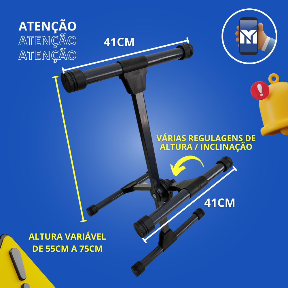 Suporte Para Caixa Cubo De Guitarra E Acordeon Sanfona